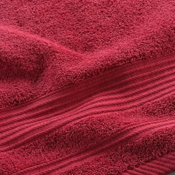 Eden Serviette de toilette 50 x 90 cm Tendresse rouge