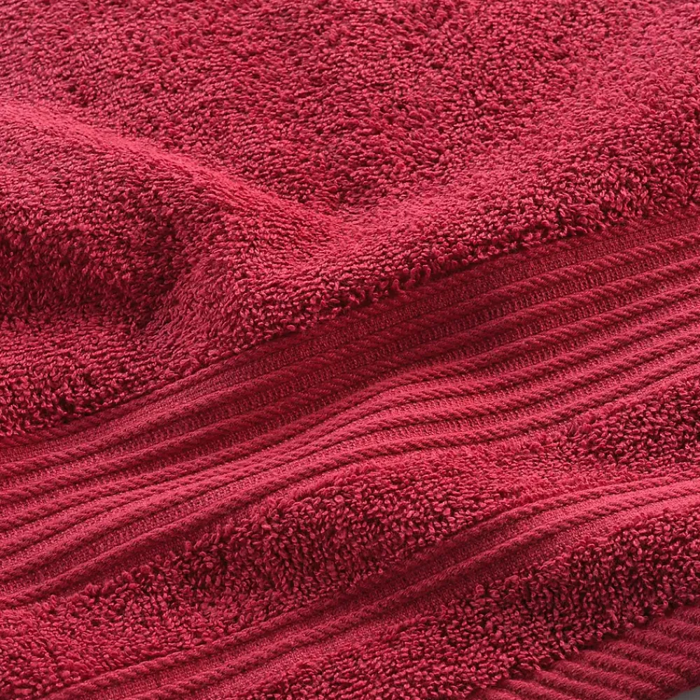 Eden Serviette de toilette 50 x 90 cm Tendresse rouge