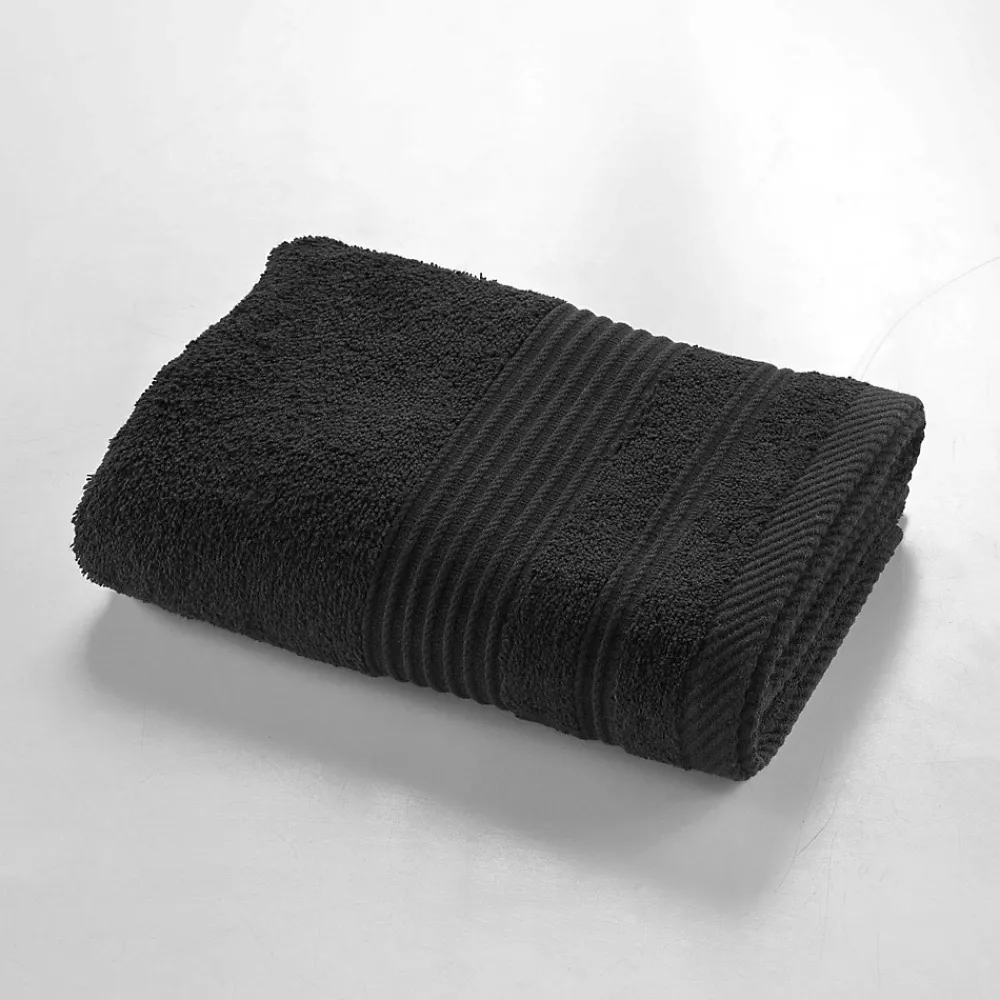 Serviette De Toilette|Eden Serviette de toilette 50 x 90 cm Tendresse noir