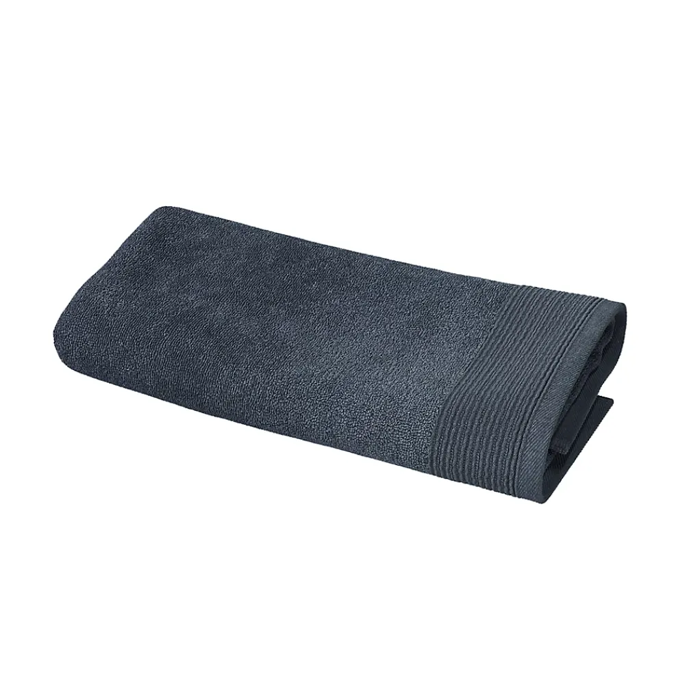Serviette De Toilette|GoodHome Serviette de toilette bleu nuit 100 x 50 cm, Koros