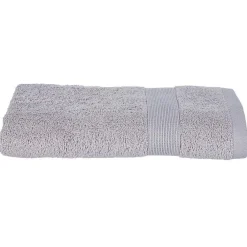 Serviette De Toilette|Atmosphera Créateur D'Intérieur Serviette de toilette Essentiel - coton 450 gr/m² - gris taupe 50x90 cm - Atmosphera
