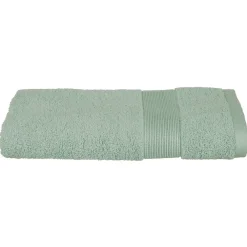 Atmosphera Créateur D'Intérieur Serviette de toilette Essentiel - coton 450 gr/m² - vert céladon 50x90 cm - Atmosphera
