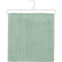 Atmosphera Créateur D'Intérieur Serviette de toilette Essentiel - coton 450 gr/m² - vert céladon 50x90 cm - Atmosphera