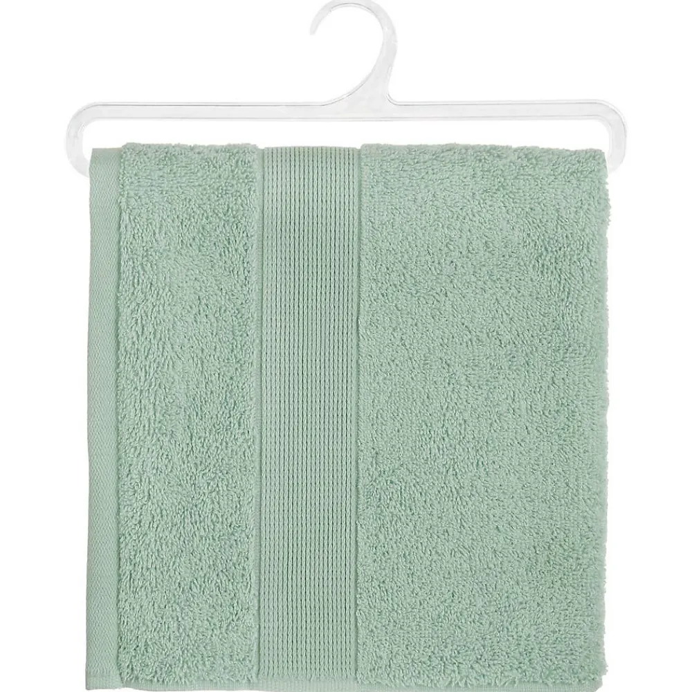 Atmosphera Créateur D'Intérieur Serviette de toilette Essentiel - coton 450 gr/m² - vert céladon 50x90 cm - Atmosphera