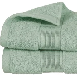 Atmosphera Créateur D'Intérieur Serviette de toilette Essentiel - coton 450 gr/m² - vert céladon 50x90 cm - Atmosphera