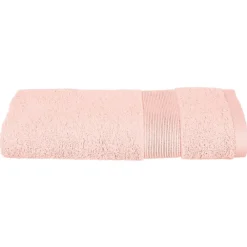 Atmosphera Créateur D'Intérieur Serviette de toilette Essentiel - coton 450 gr/m² - rose 50x90 cm - Atmosphera