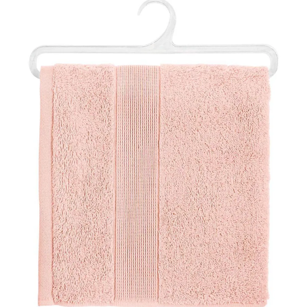 Atmosphera Créateur D'Intérieur Serviette de toilette Essentiel - coton 450 gr/m² - rose 50x90 cm - Atmosphera
