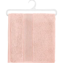 Atmosphera Créateur D'Intérieur Serviette de toilette Essentiel - coton 450 gr/m² - rose 50x90 cm - Atmosphera