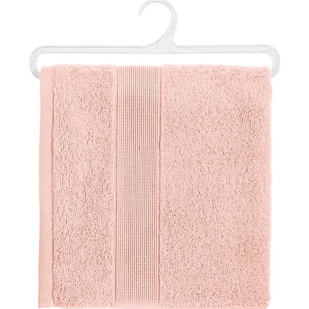 Atmosphera Créateur D'Intérieur Serviette de toilette Essentiel - coton 450 gr/m² - rose 50x90 cm - Atmosphera
