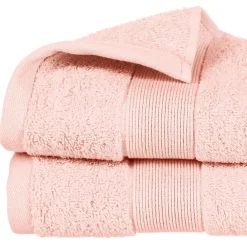 Atmosphera Créateur D'Intérieur Serviette de toilette Essentiel - coton 450 gr/m² - rose 50x90 cm - Atmosphera