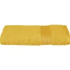 Atmosphera Créateur D'Intérieur Serviette de toilette Essentiel - coton 450 gr/m² - jaune moutarde 50x90 cm - Atmosphera
