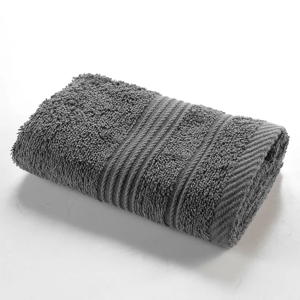 Serviette De Toilette|Eden Serviette de toilette invite 30 x 50 cm Tendresse anthracite