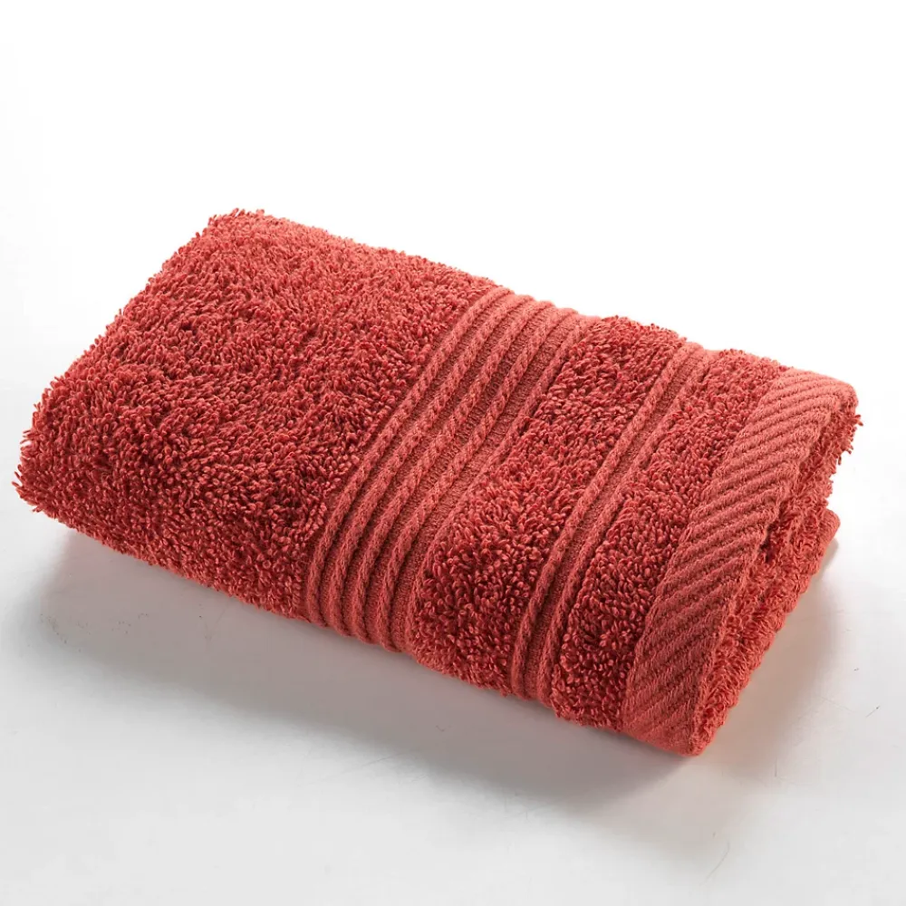 Eden Serviette de toilette invite 30 x 50 cm Tendresse terracotta