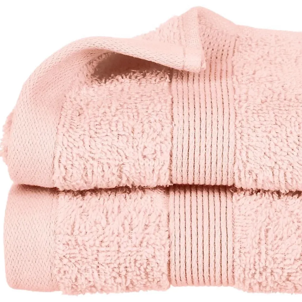Eden Serviette de toilette invite 30 x 50 cm Couleur moderne rose