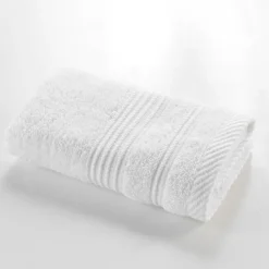 Serviette De Toilette|Eden Serviette de toilette invite 30 x 50 cm Tendresse blanc