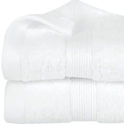 Eden Serviette de toilette invite 30 x 50 cm Couleur moderne blanc