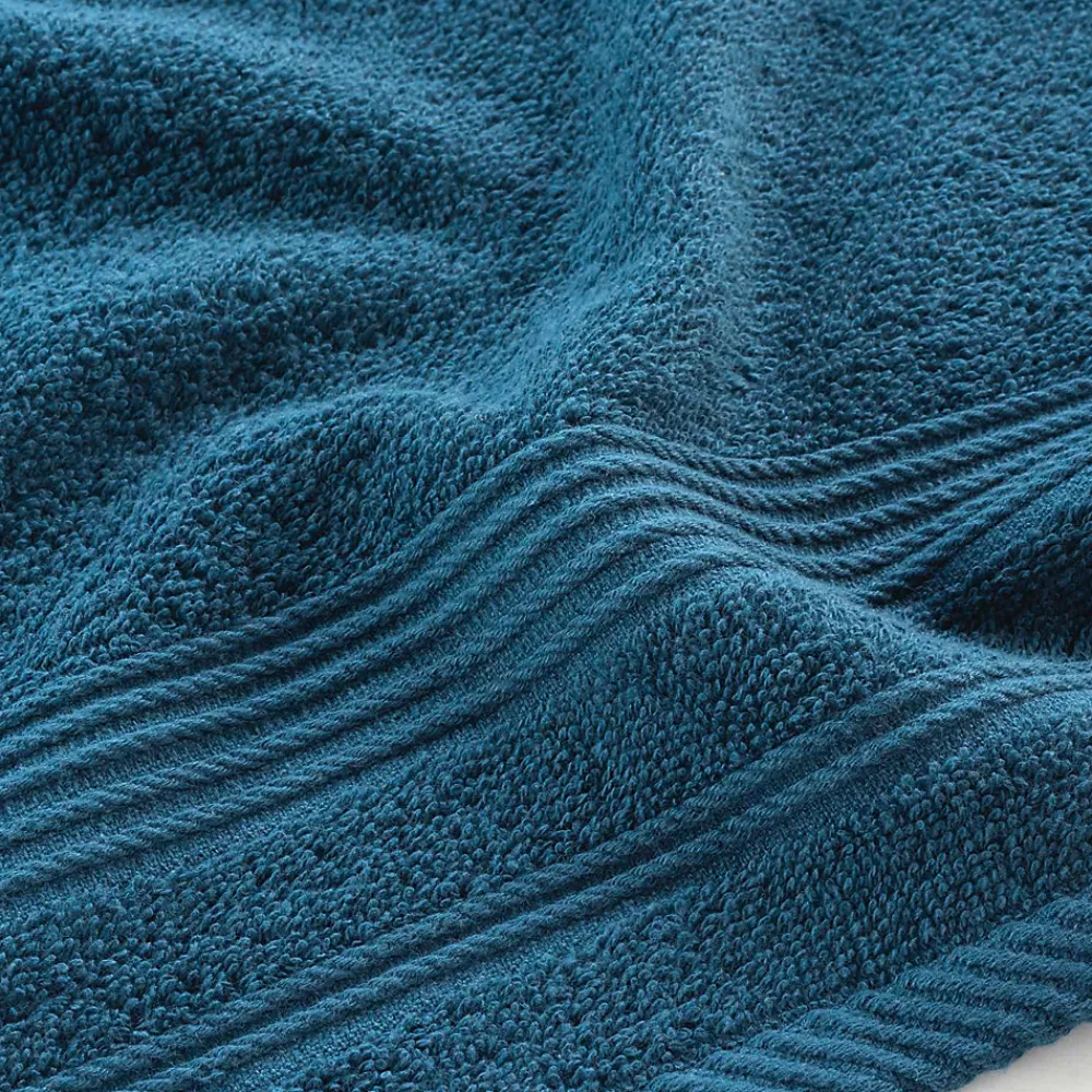Eden Serviette de toilette invite 30 x 50 cm Tendresse bleu saphir