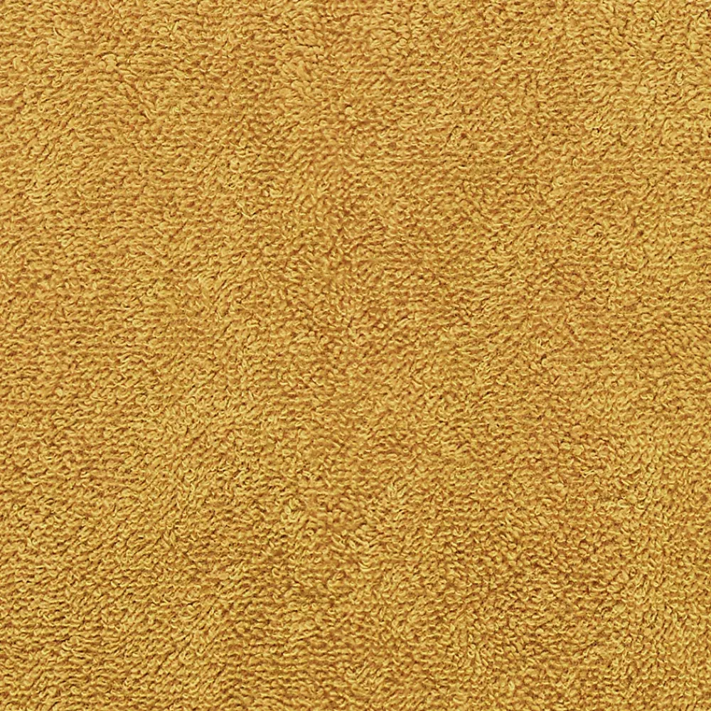 GoodHome Serviette de toilette jaune miel 100 x 50 cm, Koros