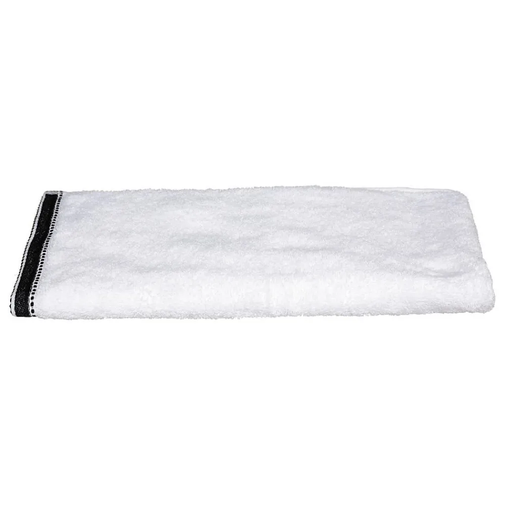 Atmosphera Créateur D'Intérieur Serviette de toilette Joia - coton 550 gr/m² - blanc 50x90 cm - Atmosphera