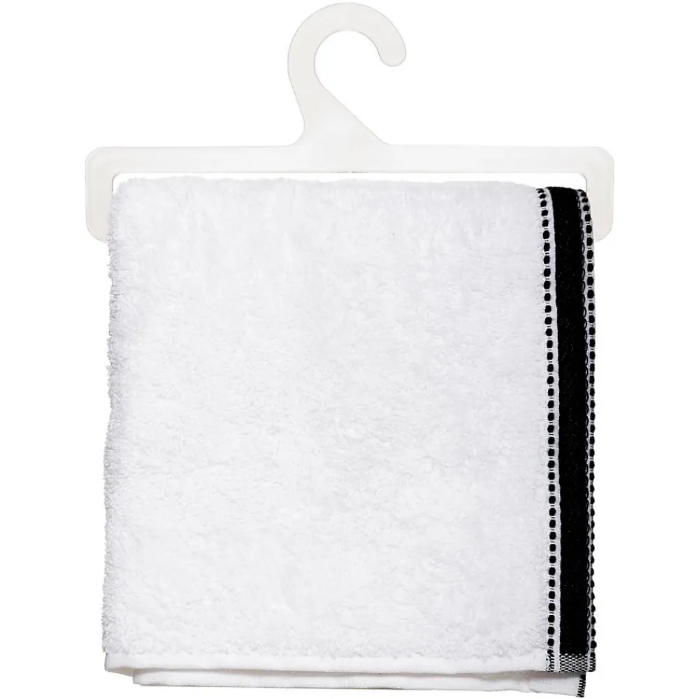 Atmosphera Créateur D'Intérieur Serviette de toilette Joia - coton 550 gr/m² - blanc 50x90 cm - Atmosphera