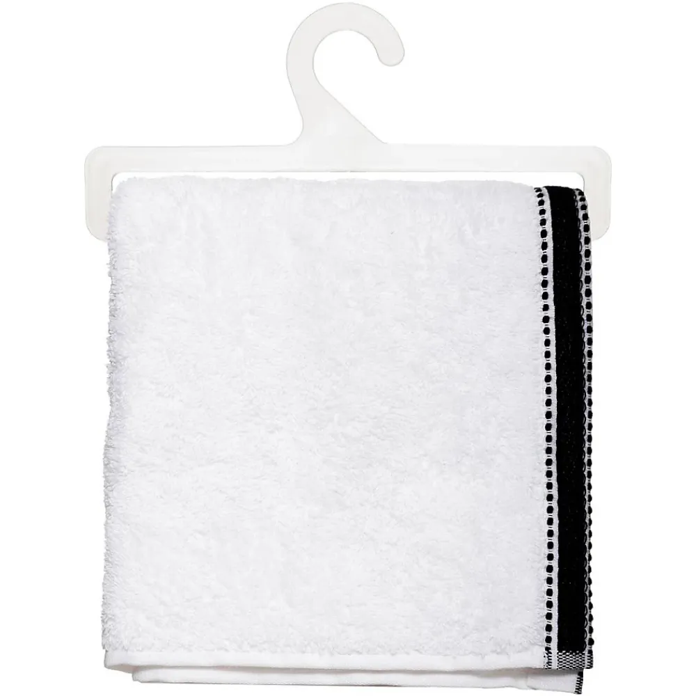 Atmosphera Créateur D'Intérieur Serviette de toilette Joia - coton 550 gr/m² - blanc 50x90 cm - Atmosphera