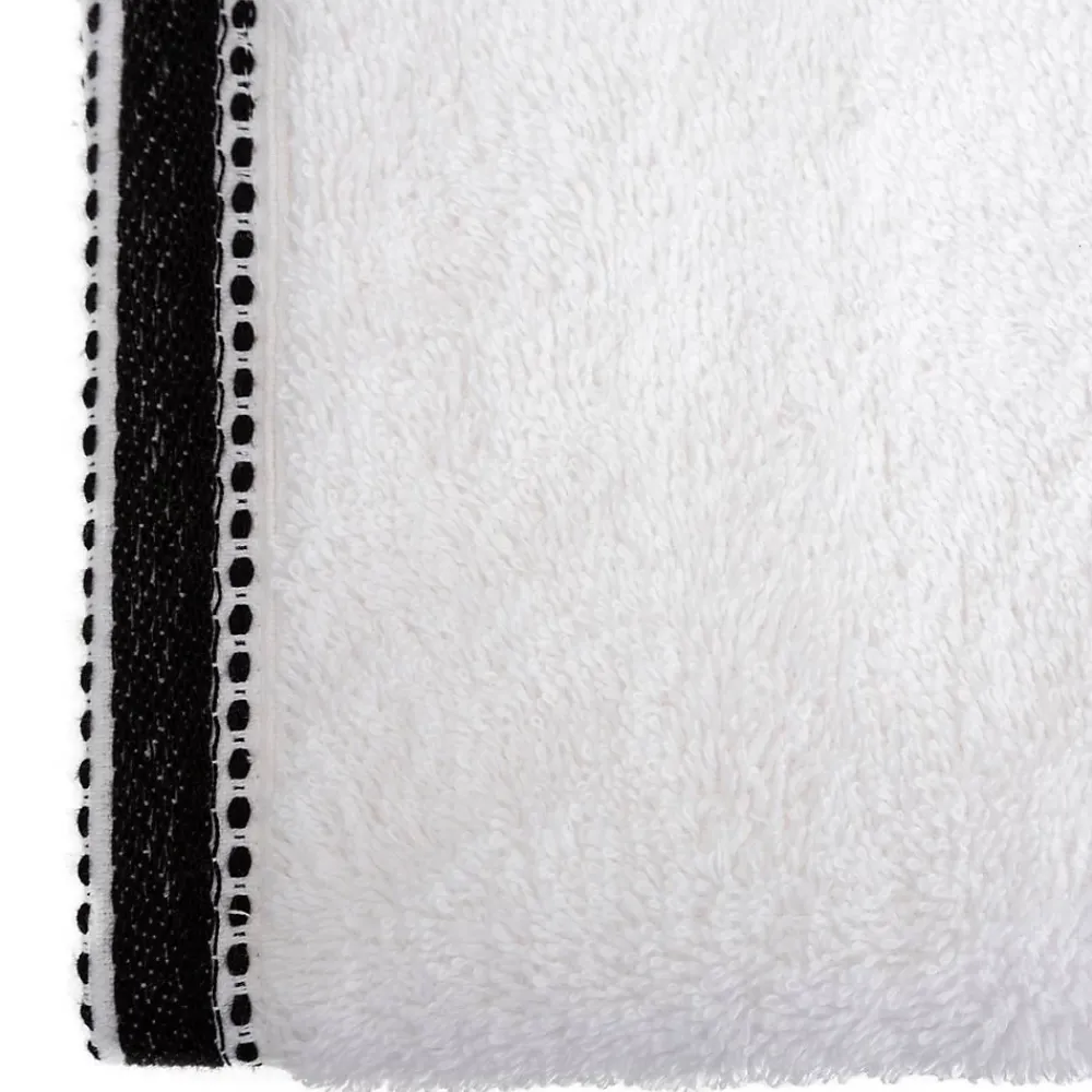Atmosphera Créateur D'Intérieur Serviette de toilette Joia - coton 550 gr/m² - blanc 50x90 cm - Atmosphera