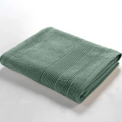 Serviette De Toilette|Douceur D'Intérieur Serviette de Toilette unie 50x90 cm - Collection Tendresse - Éponge 500 g,m² - 50 x 90 cm - Orage