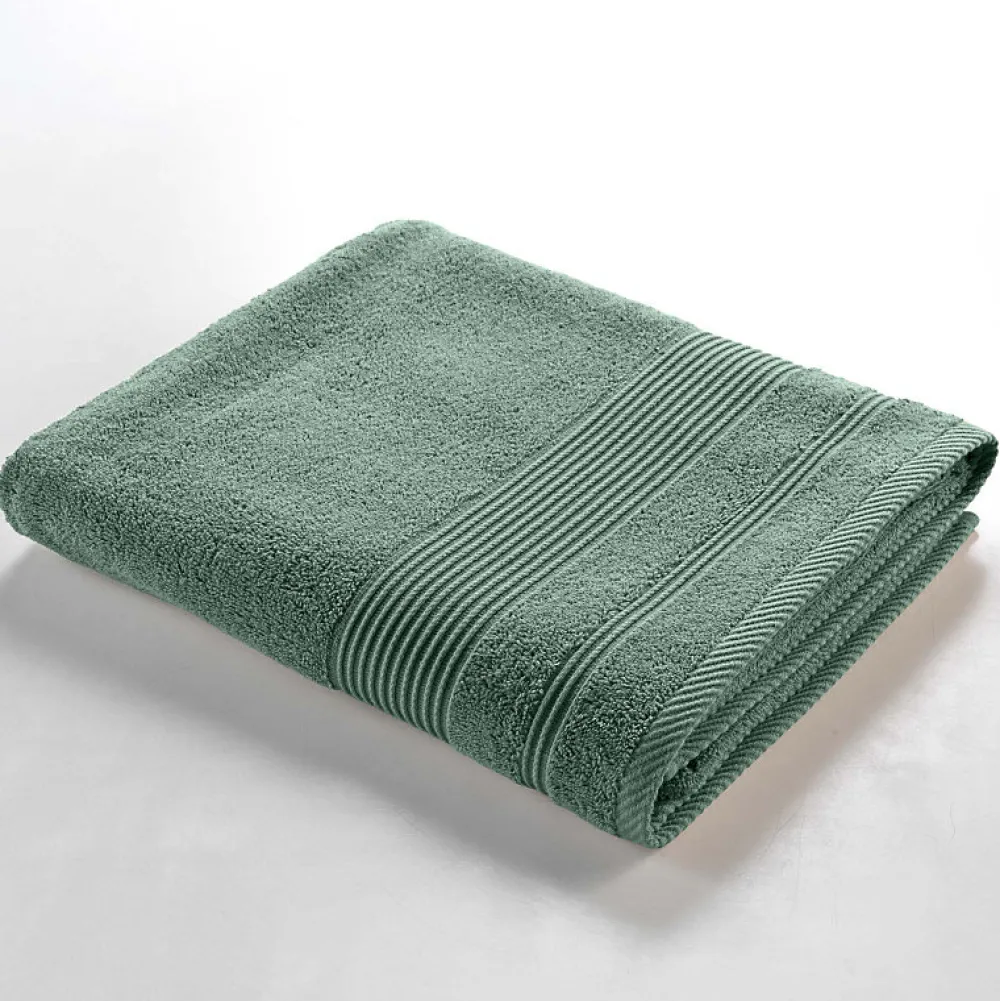Serviette De Toilette|Douceur D'Intérieur Serviette de Toilette unie 50x90 cm - Collection Tendresse - Éponge 500 g,m² - 50 x 90 cm - Orage