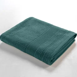 Douceur D'Intérieur Serviette de Toilette unie 50x90 cm - Collection Tendresse - Éponge 500 g,m² - 50x90cm - Cèdre