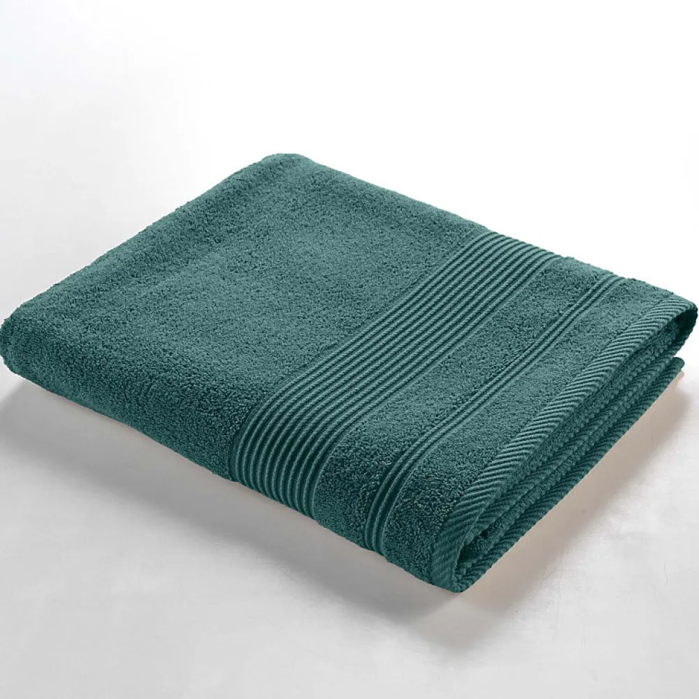 Douceur D'Intérieur Serviette de Toilette unie 50x90 cm - Collection Tendresse - Éponge 500 g,m² - 50x90cm - Cèdre