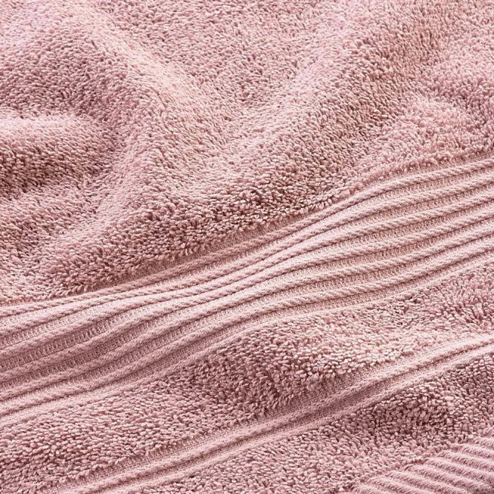 Douceur D'Intérieur Serviette de Toilette 50x90 cm 100% Coton Rose