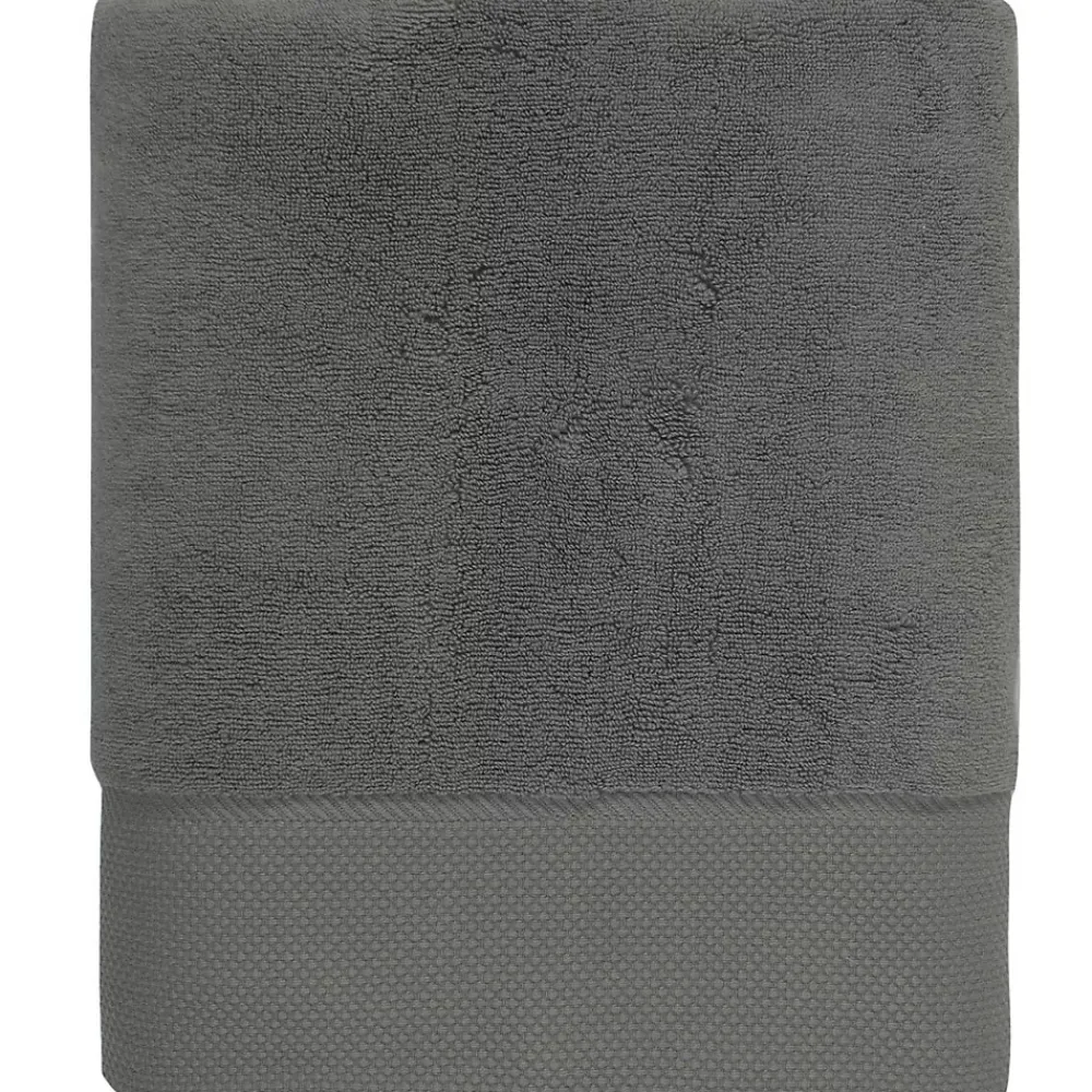 Sensei Maison Serviette de toilette Zéro Twist 560 g/m² Anthracite 50x100 cm SENSOFT