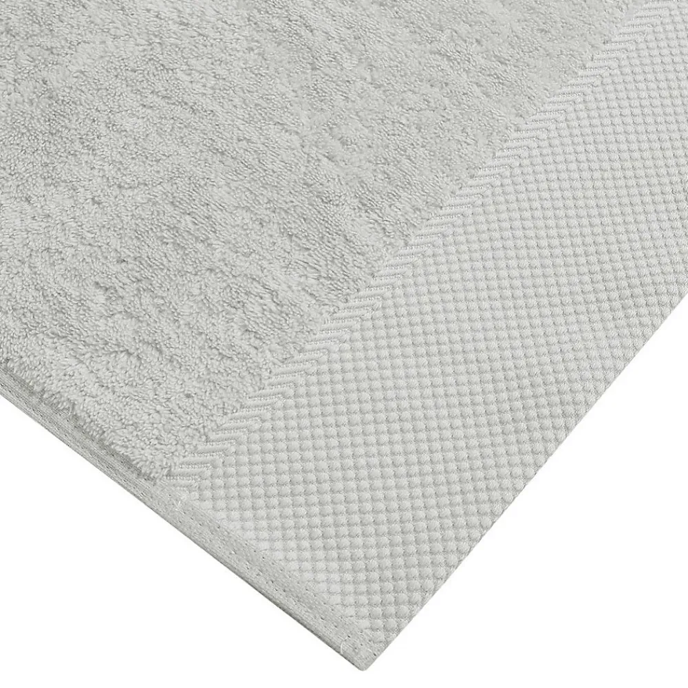Sensei Maison Serviette de toilette Zéro Twist 560 g/m² Gris Perle 50x100 cm SENSOFT