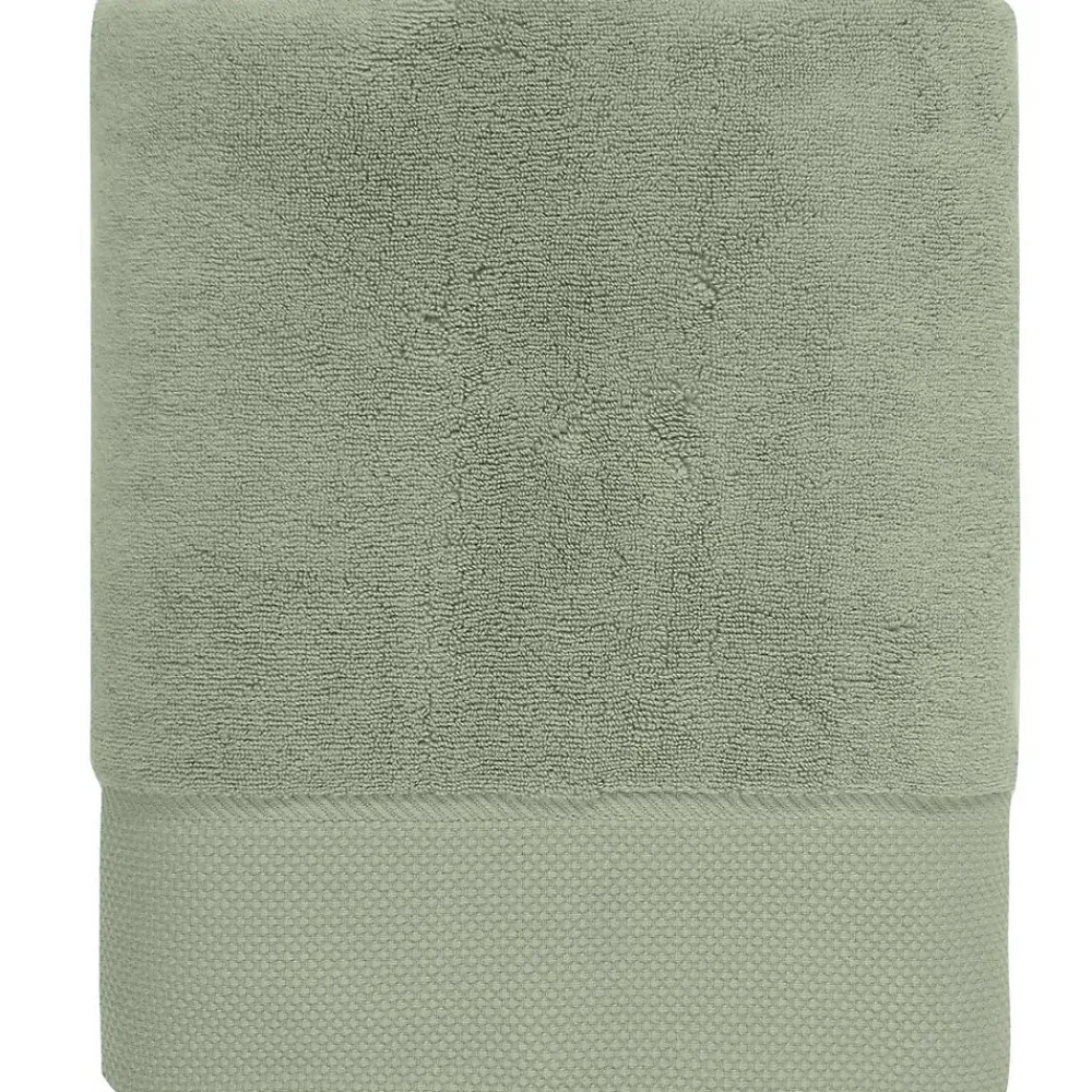 Sensei Maison Serviette de toilette Zéro Twist 560 g/m² Sauge 50x100 cm SENSOFT