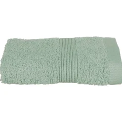Serviette De Toilette|Atmosphera Créateur D'Intérieur Serviette invité Essentiel - coton 450 gr/m² - vert céladon 30x50 cm - Atmosphera