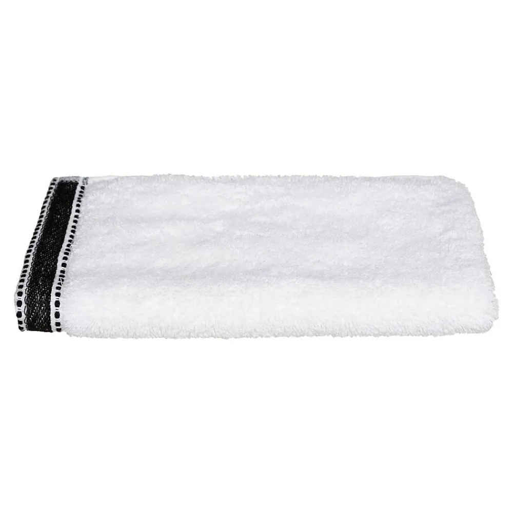 Atmosphera Créateur D'Intérieur Serviette invité Joia - coton 550 gr/m² - blanc 30x50 cm - Atmosphera