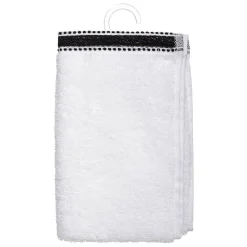 Atmosphera Créateur D'Intérieur Serviette invité Joia - coton 550 gr/m² - blanc 30x50 cm - Atmosphera