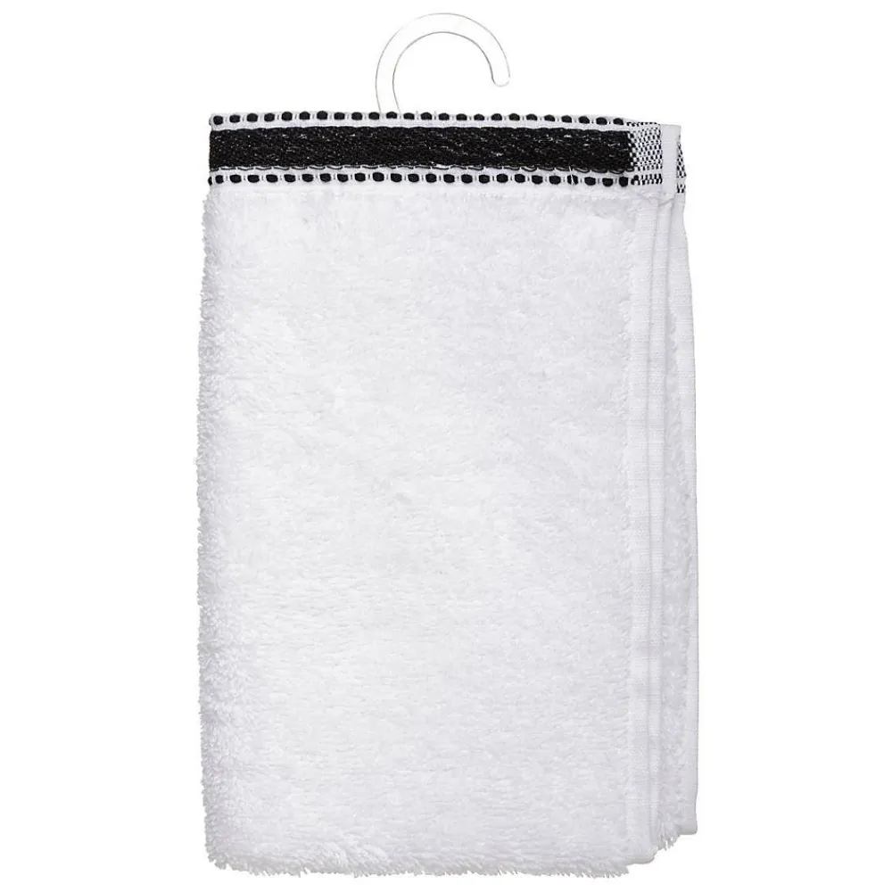 Atmosphera Créateur D'Intérieur Serviette invité Joia - coton 550 gr/m² - blanc 30x50 cm - Atmosphera
