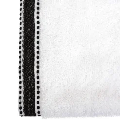 Atmosphera Créateur D'Intérieur Serviette invité Joia - coton 550 gr/m² - blanc 30x50 cm - Atmosphera