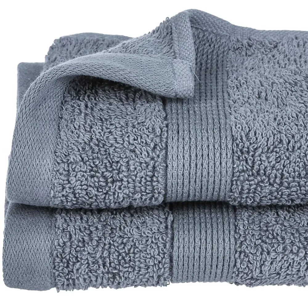 Eden Serviette ou drap de bain 100 x 150 cm Couleur moderne gris fonce