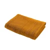 Serviette De Toilette|Eden Serviette ou drap de douche 70 x 130 cm Tendresse curry