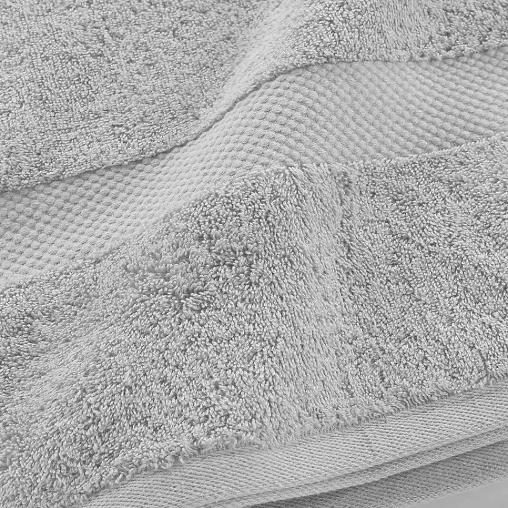 Serviette De Toilette|Eden Serviette ou drap de douche 70 x 130 cm Elegante gris perle