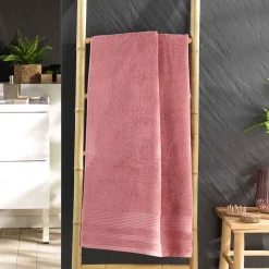 Serviette De Toilette|Eden Serviette ou drap de douche 70 x 130 cm Tendresse rose