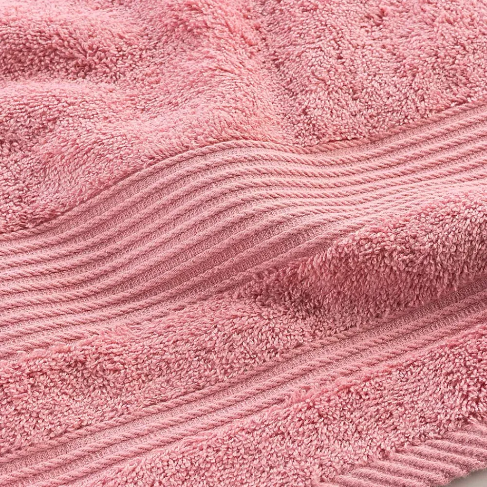 Serviette De Toilette|Eden Serviette ou drap de douche 70 x 130 cm Tendresse rose