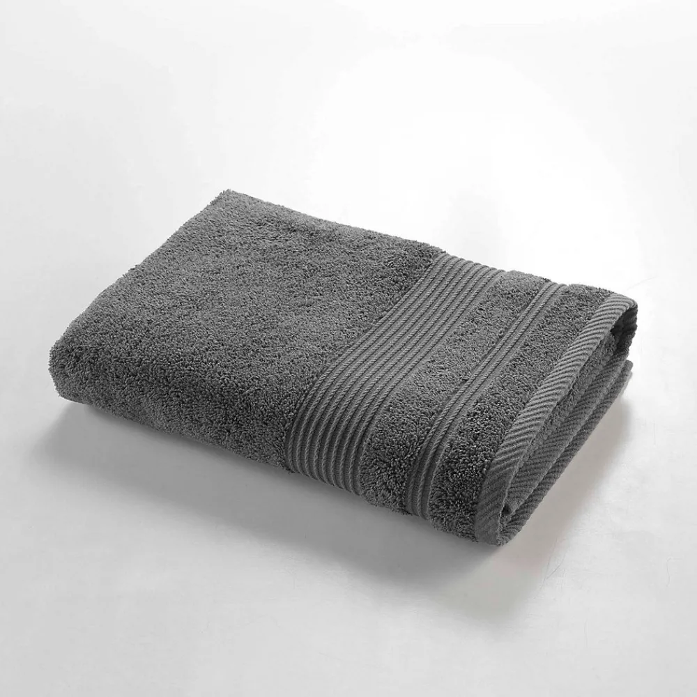 Eden Serviette ou drap de douche 70 x 130 cm Tendresse anthracite