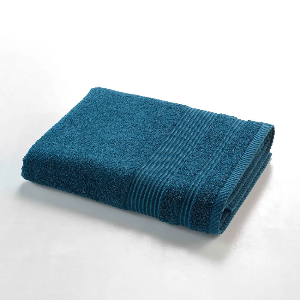 Serviette De Toilette|Eden Serviette ou drap de douche 70 x 130 cm Tendresse bleu saphir