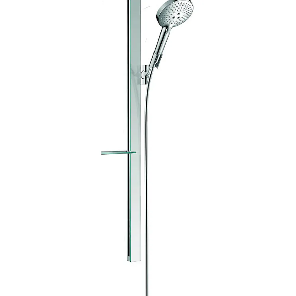Hansgrohe Set de douche 120 3jet avec barre Unica'E 90 cm et porte-savon chromé Raindance Select S