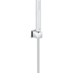 Colonne De Douche Sans Robinetterie|Grohe Set de douche Mitigeur thermostatique Grohtherm + Douchette Stick 1 jet, support mural, flexible, Chrome (34169001-CUBESTICK)