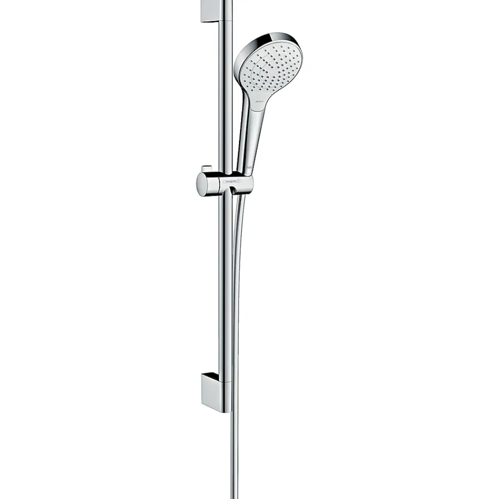 Colonne De Douche Sans Robinetterie|Hansgrohe Set de douche Vario EcoSmart avec barre Unica'Croma 65 cm blanc/chromé Croma Select 26563400
