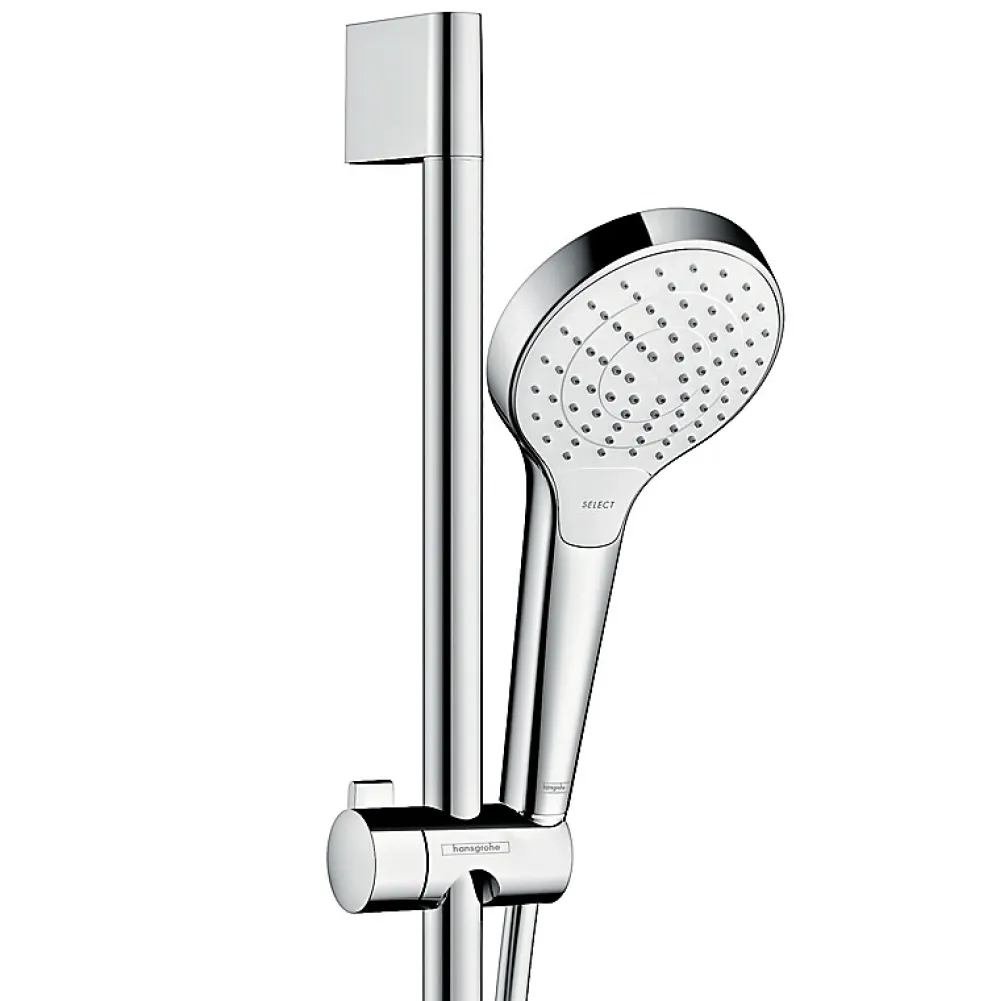 Colonne De Douche Sans Robinetterie|Hansgrohe Set de douche Vario EcoSmart avec barre Unica'Croma 65 cm blanc/chromé Croma Select 26563400